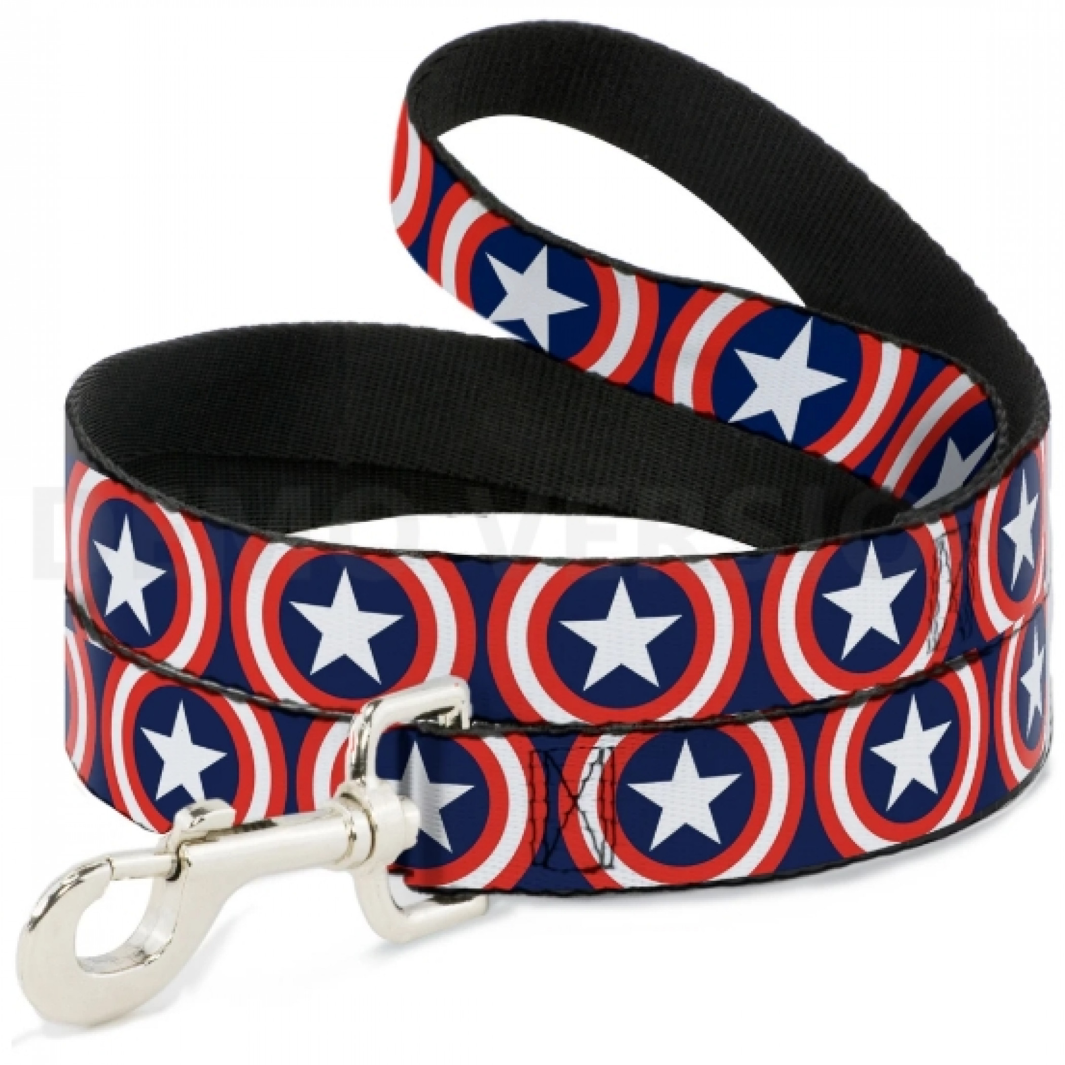 Captain America Logos 4-Foot Dog Leash